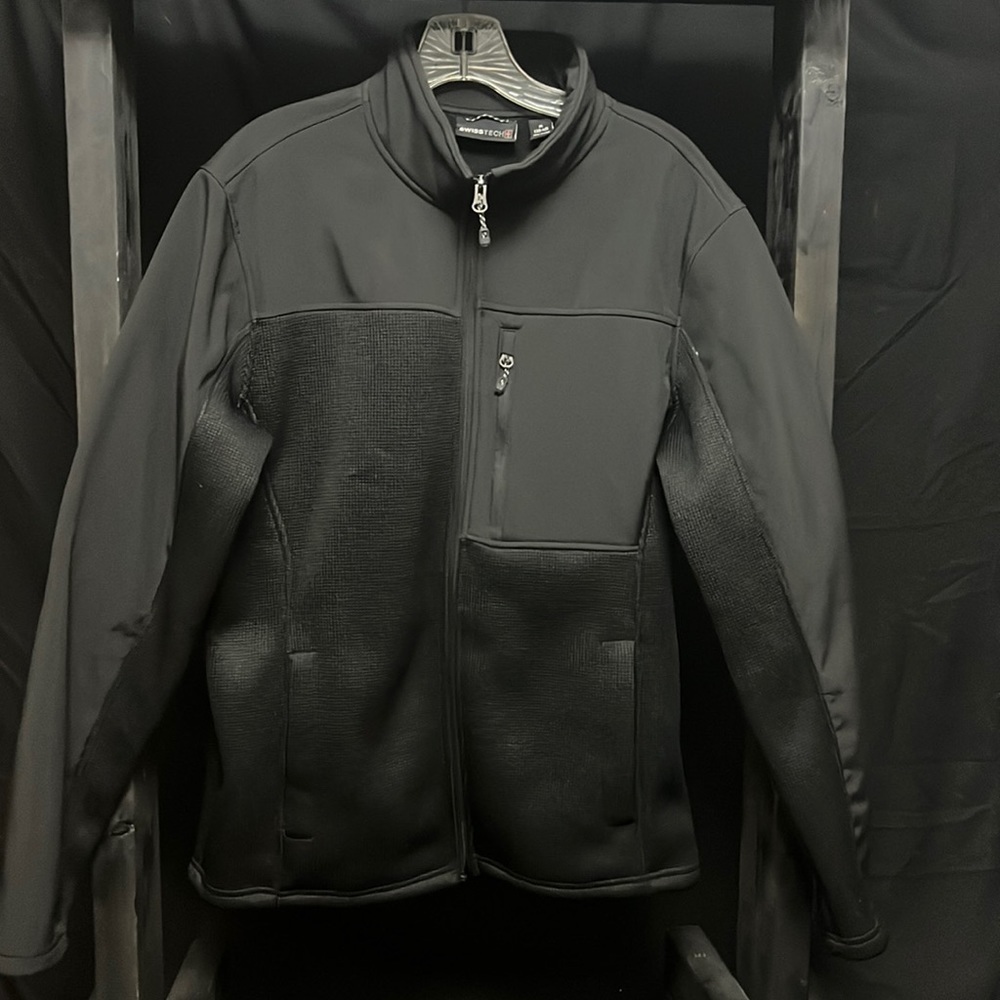 Swiss Tech- fleece lined full zip jacket